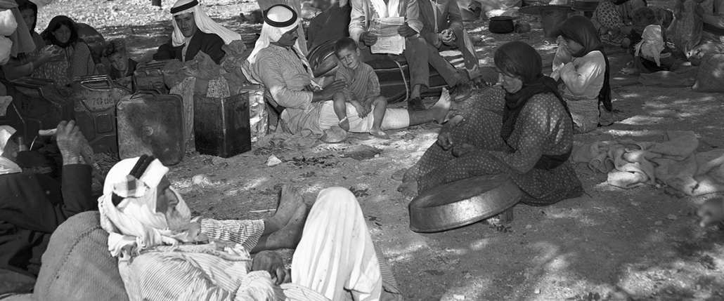 Refugiados palestinos en 1948
