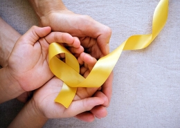 Lazo amarillo cáncer infantil