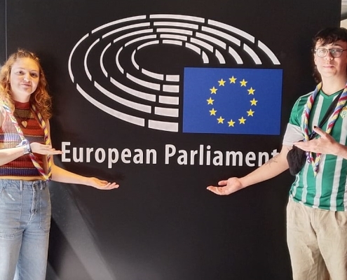 Representantes institucionales scouts en el European Youth Event