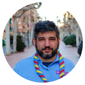 Óscar Rodriguez coordinador de Animación Festival Scout 2024