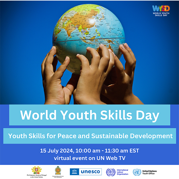 Día Mundial de las Habilidades de la Juventud Cartel