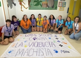 Scouts contra la violencia machista
