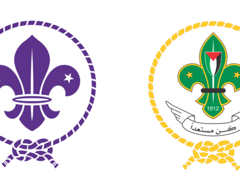 Logos Scouts España y Palestina